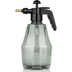 Fine Mist Spray Bottle Plastic Grey 1.5L, Hand Held Pressure Plant Mister